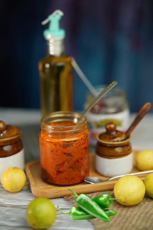 Bhimavaram Lemon Green Chilli Pickle